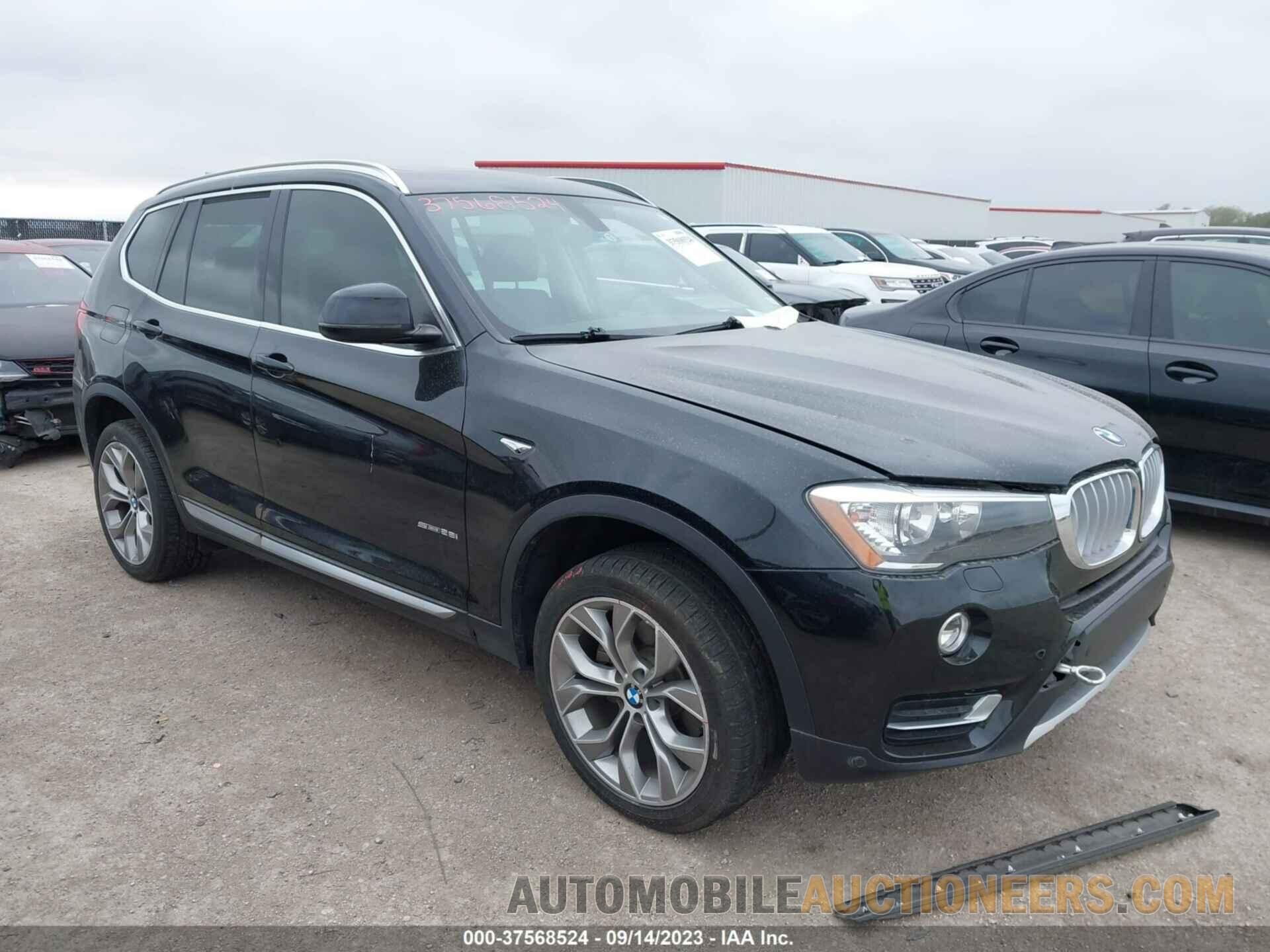 5UXWZ7C35H0X43245 BMW X3 2017