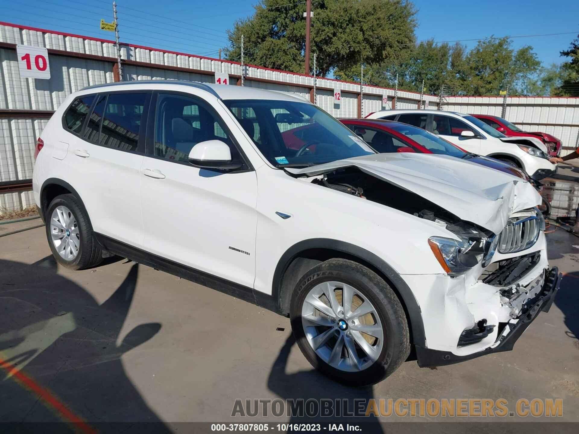 5UXWZ7C36H0V87605 BMW X3 2017