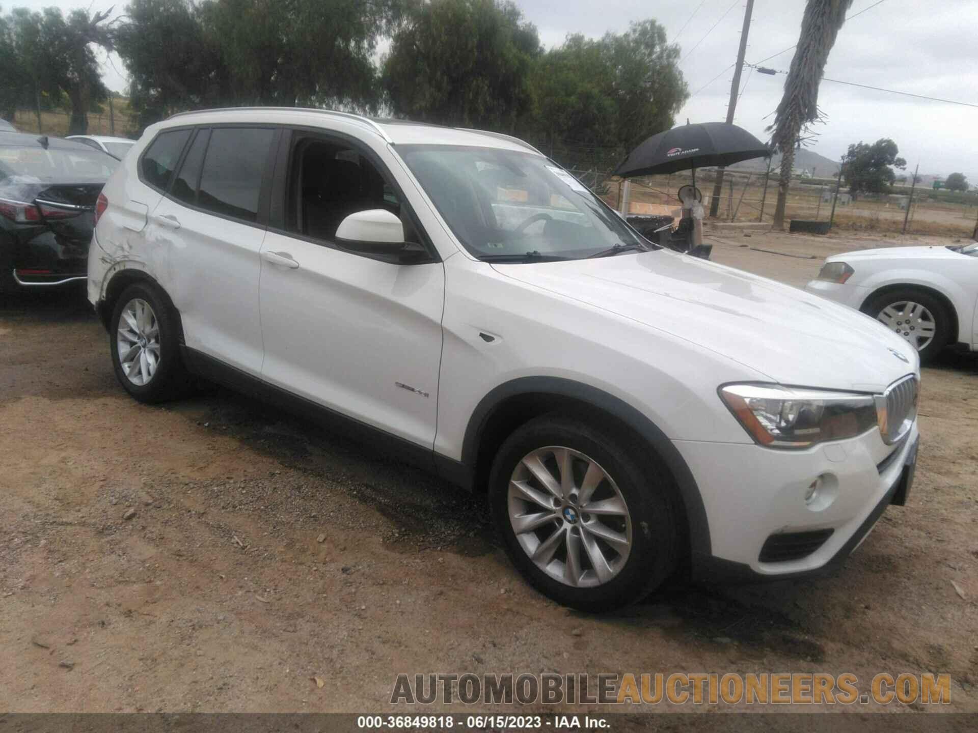 5UXWZ7C36H0V89936 BMW X3 2017