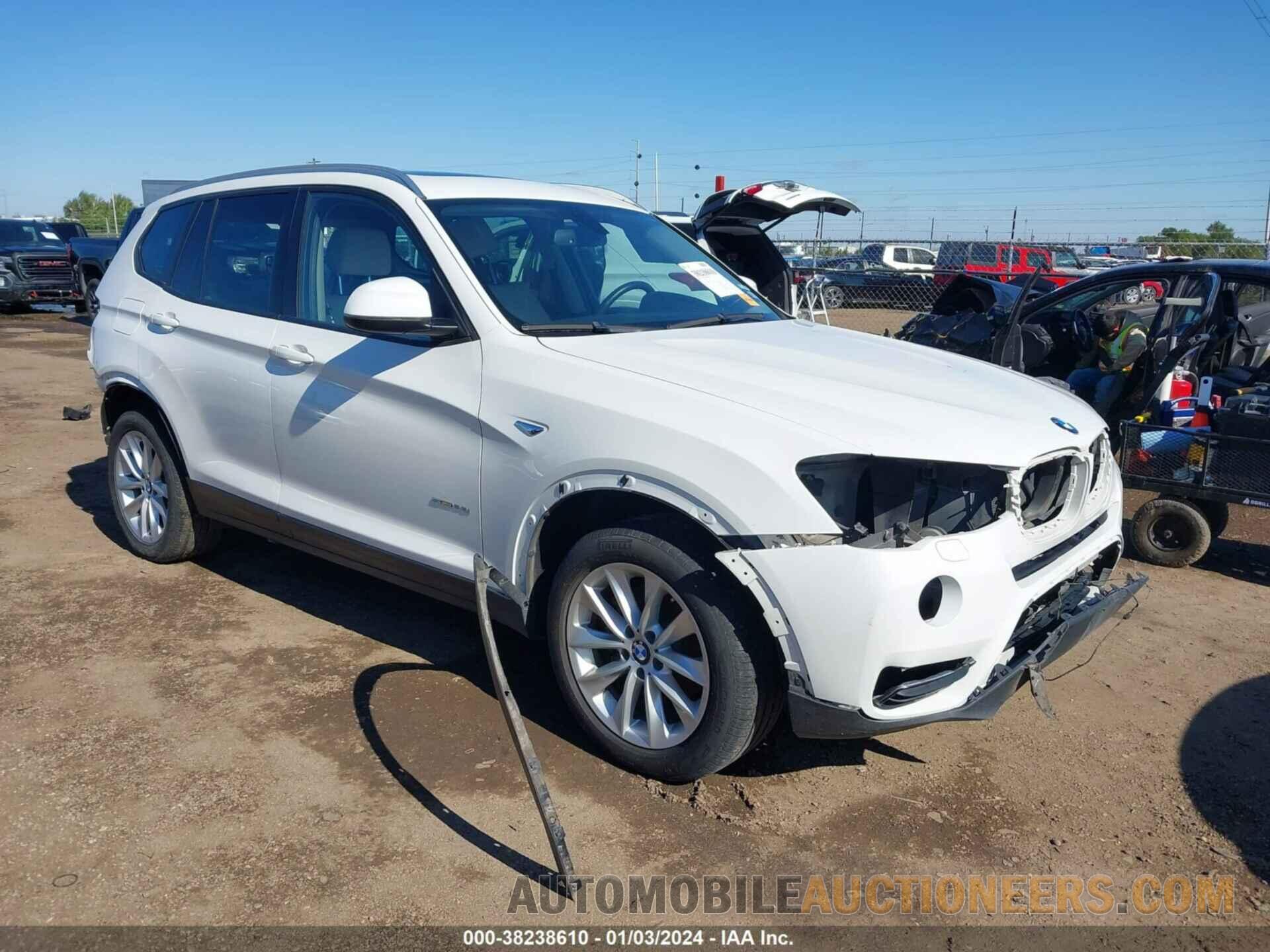 5UXWZ7C36H0V89967 BMW X3 2017