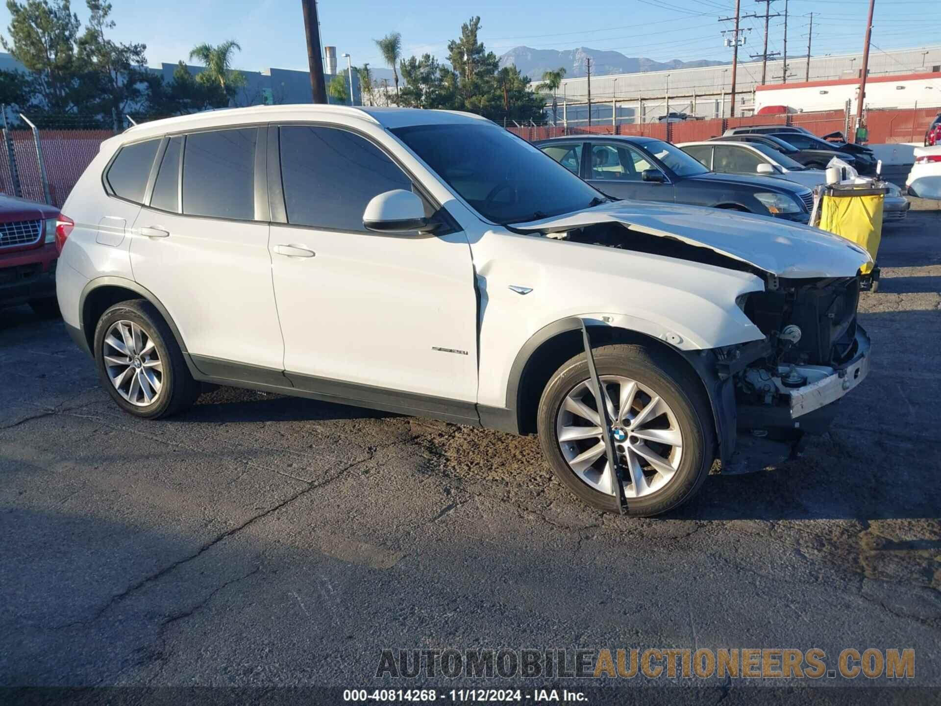 5UXWZ7C36H0X40144 BMW X3 2017