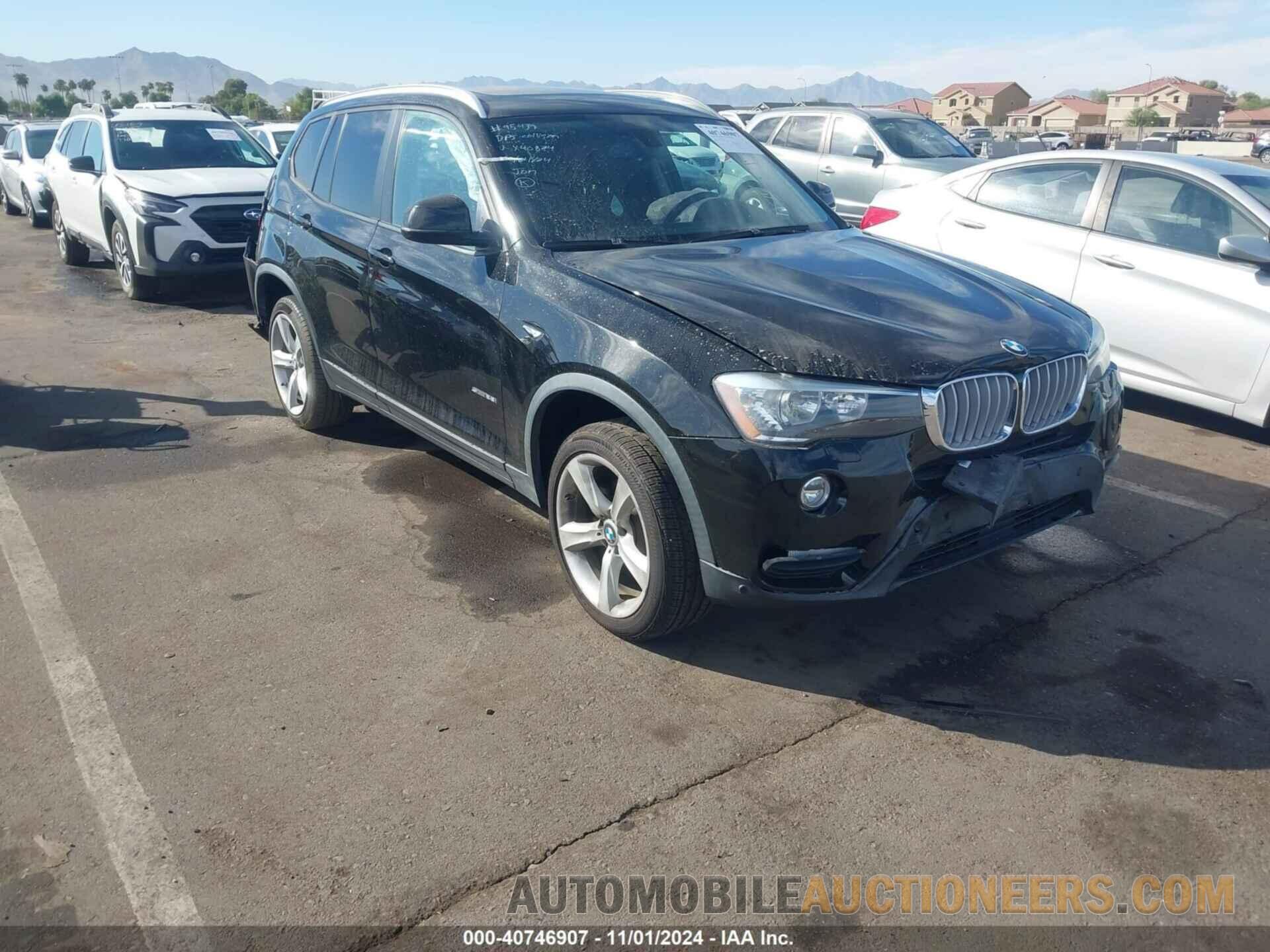 5UXWZ7C36H0X40824 BMW X3 2017