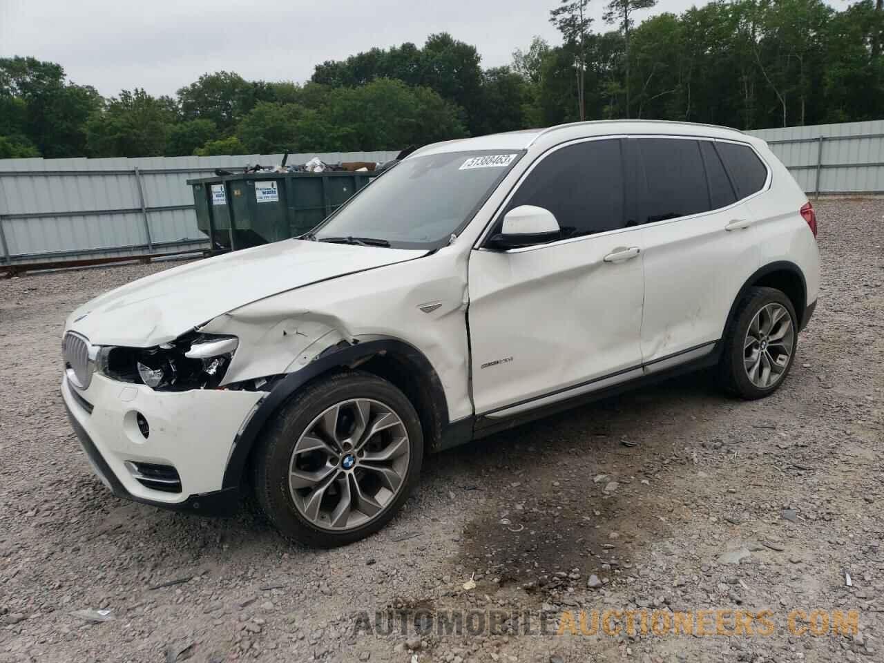 5UXWZ7C36H0X40841 BMW X3 2017