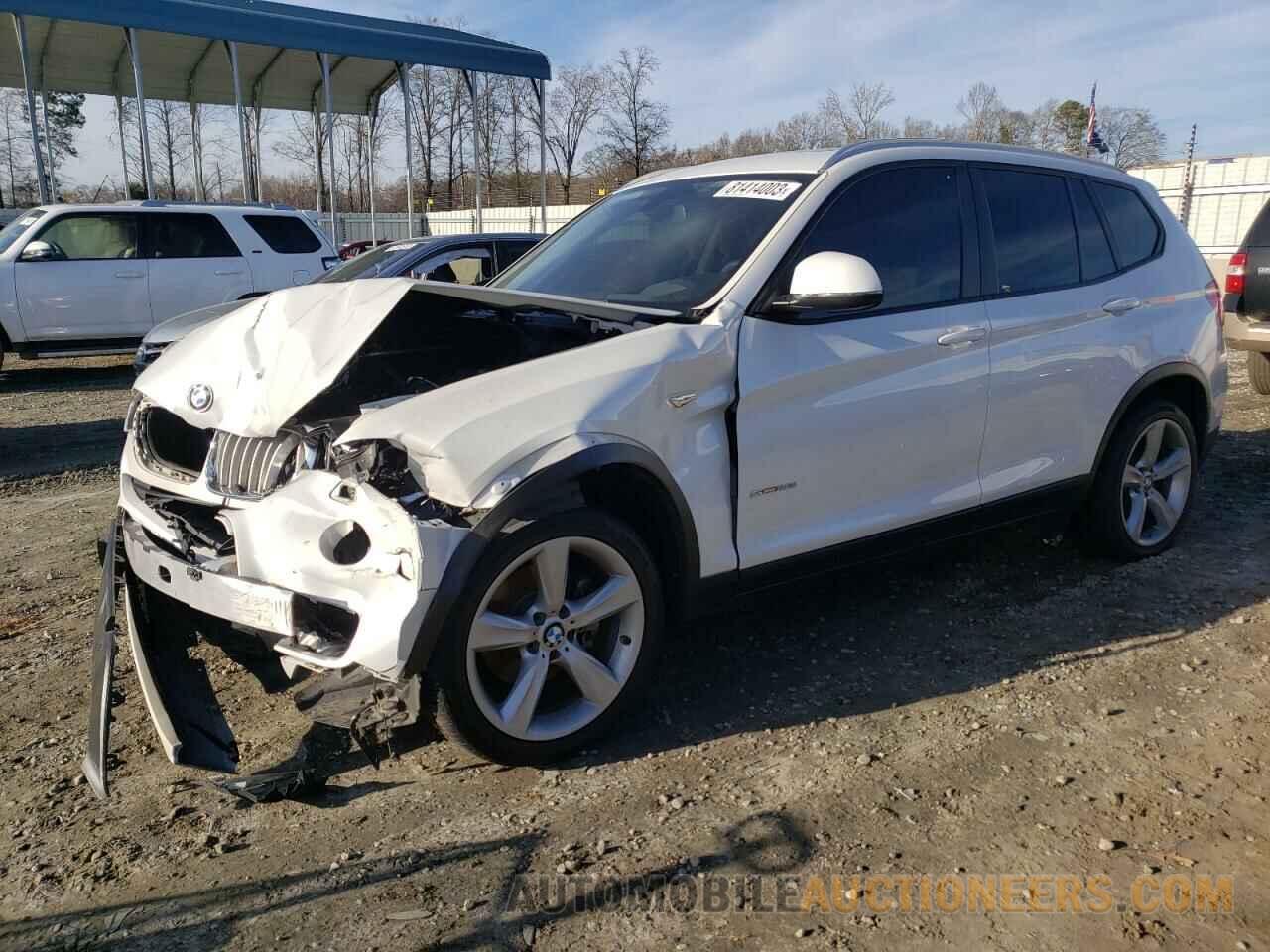 5UXWZ7C36H0X42654 BMW X3 2017