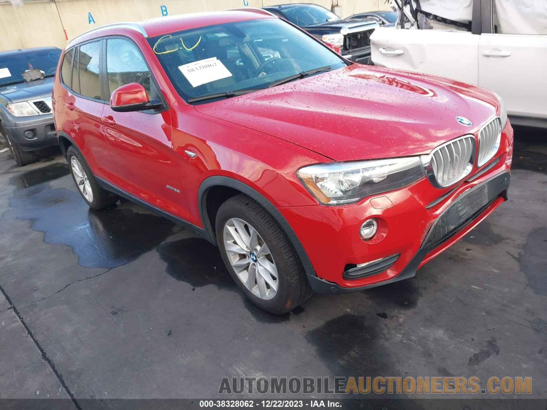 5UXWZ7C37H0V88665 BMW X3 2017