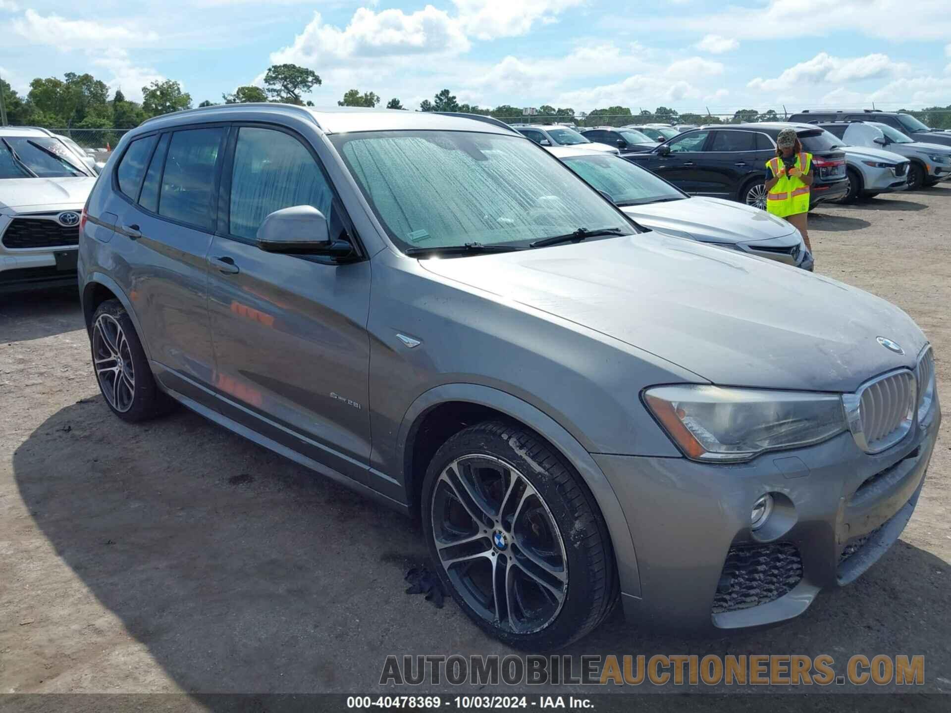 5UXWZ7C37H0V92540 BMW X3 2017