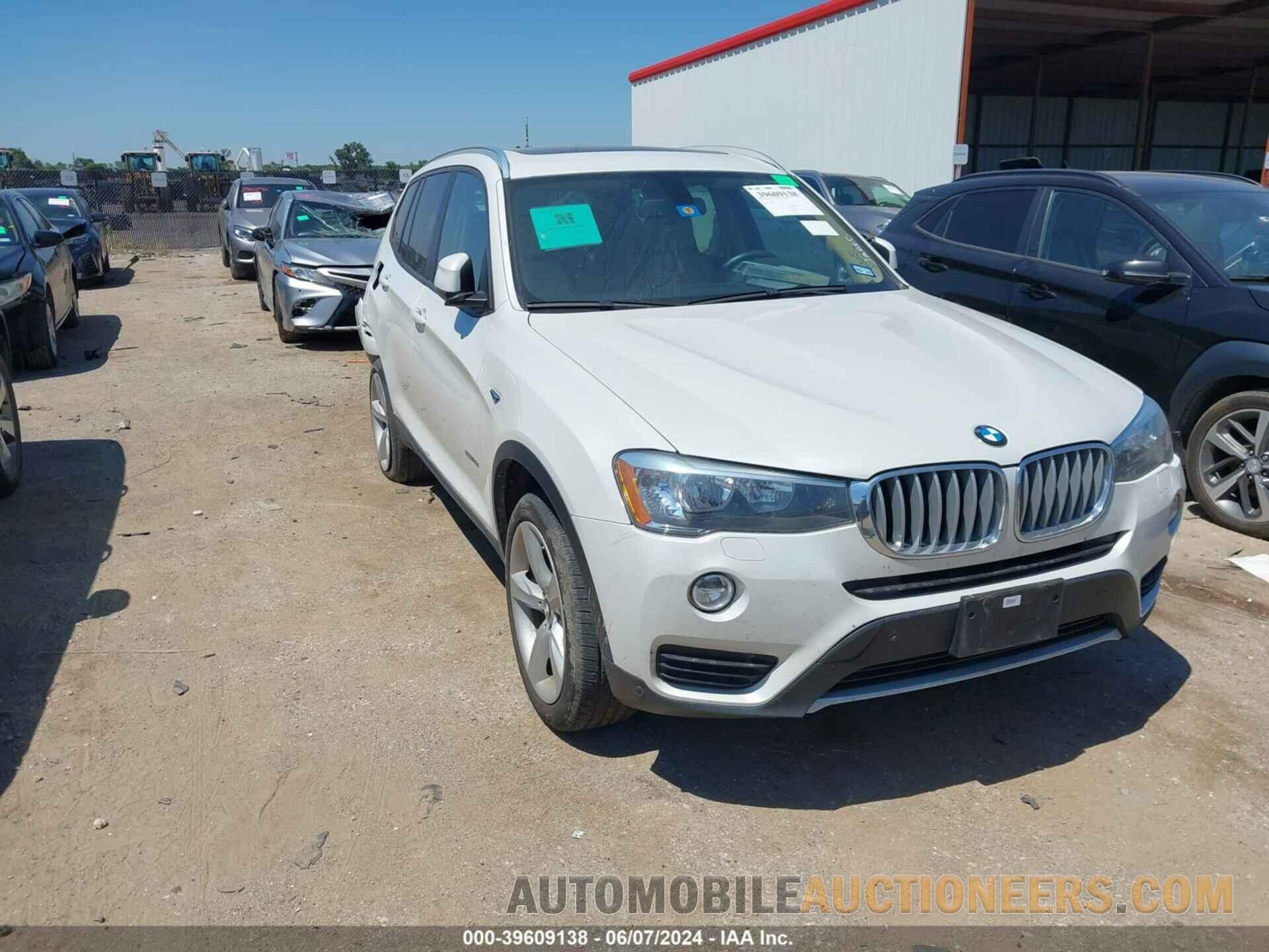 5UXWZ7C37H0X39617 BMW X3 2017