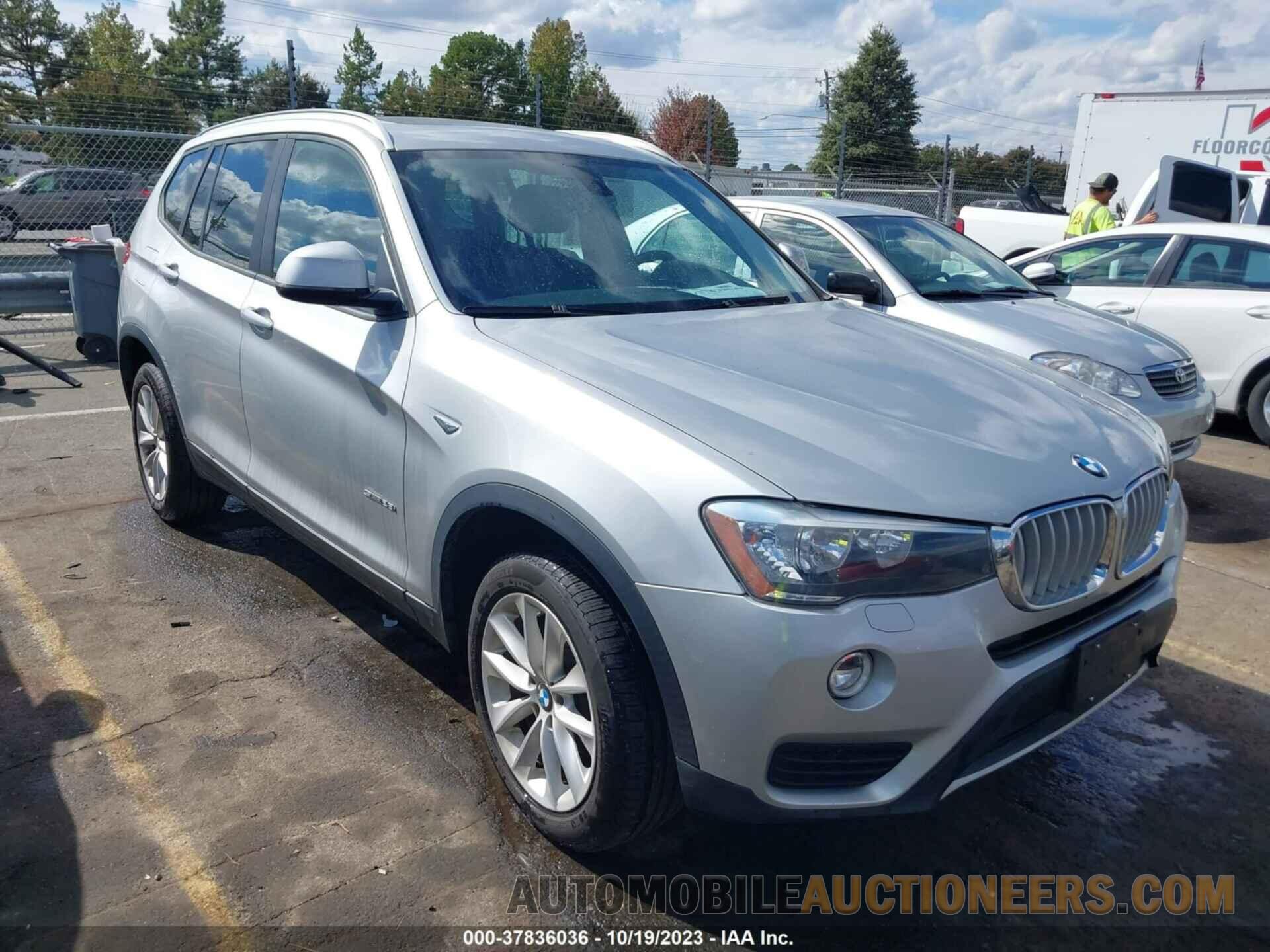 5UXWZ7C37H0X39939 BMW X3 2017