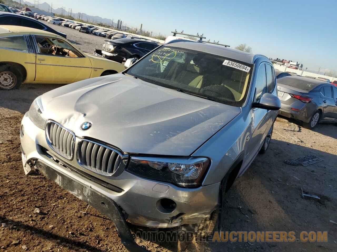 5UXWZ7C37H0X40489 BMW X3 2017