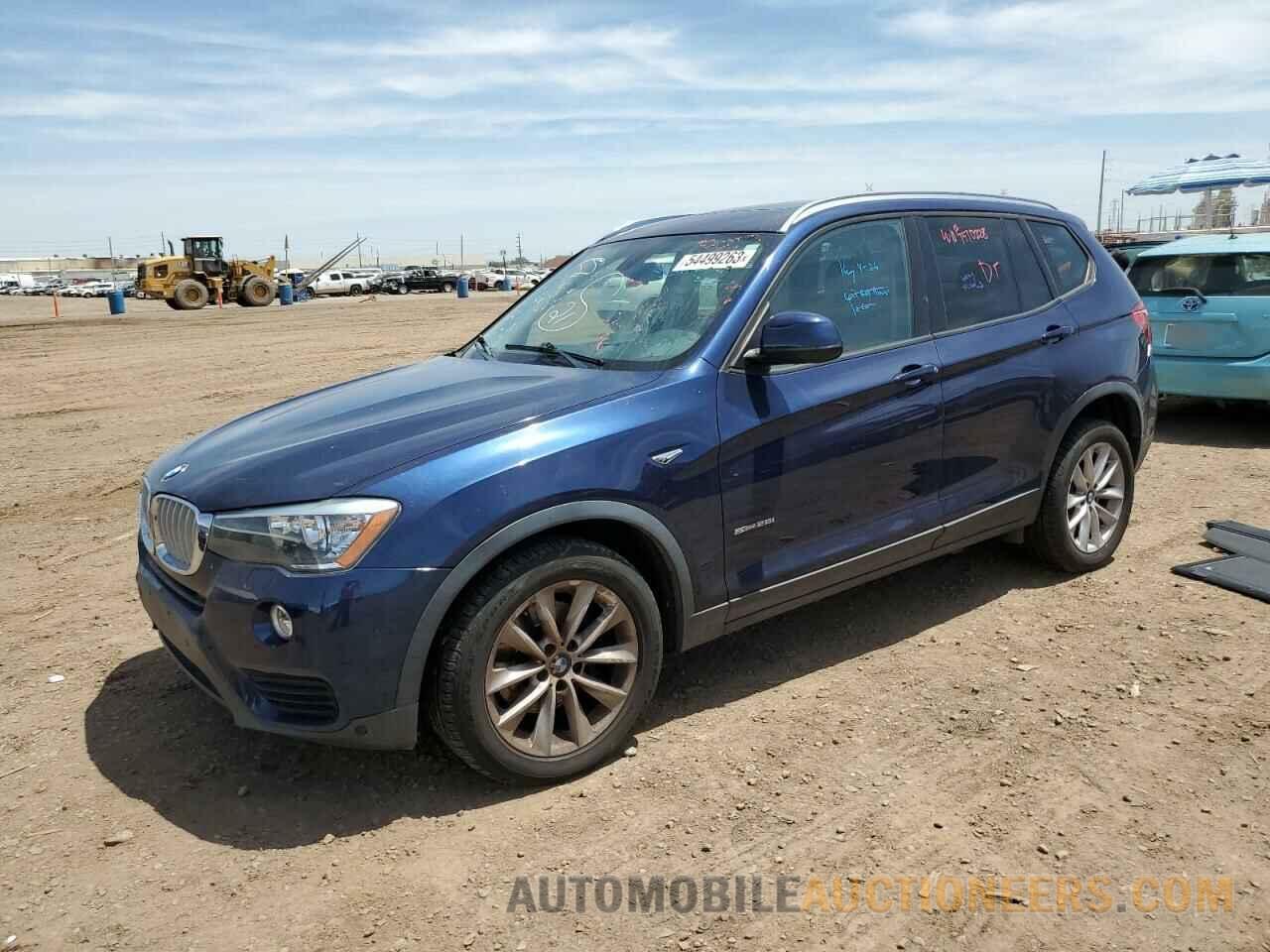 5UXWZ7C38H0V87296 BMW X3 2017