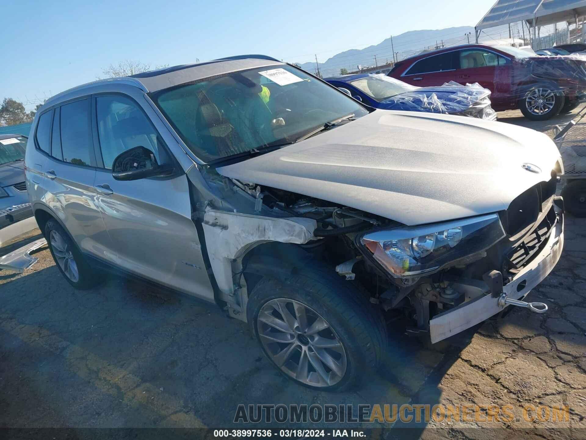 5UXWZ7C38H0V88416 BMW X3 2017