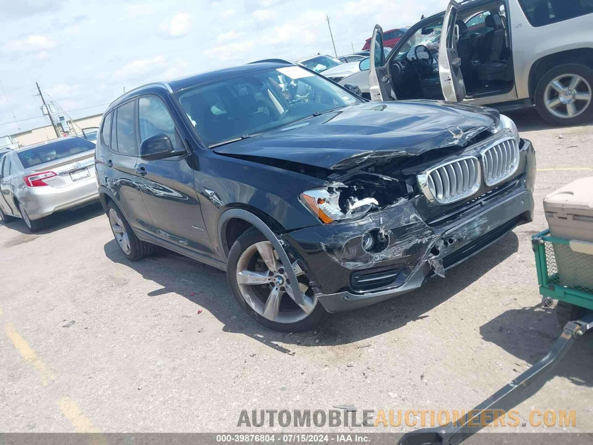 5UXWZ7C38H0X40548 BMW X3 2017