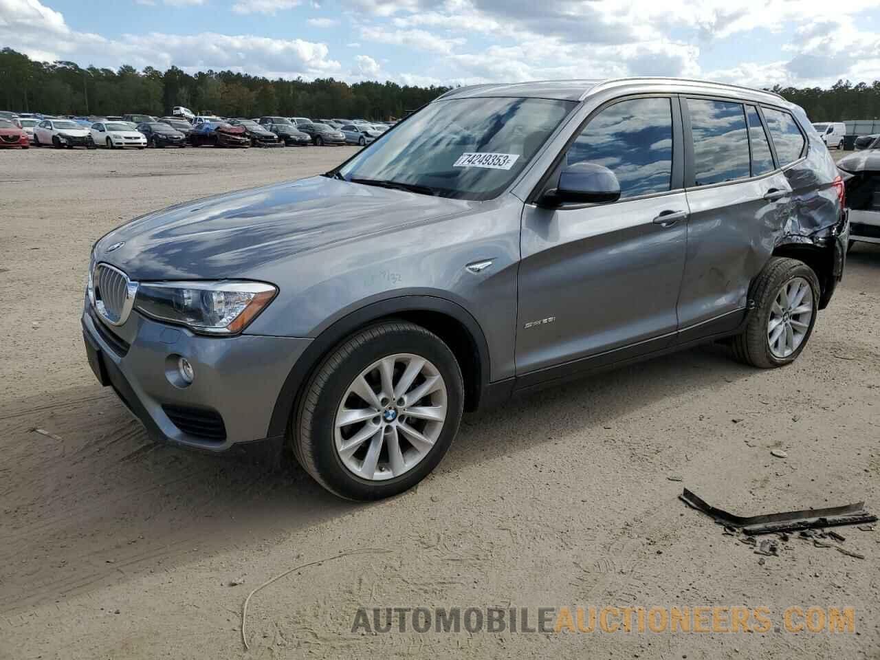 5UXWZ7C38H0X40792 BMW X3 2017