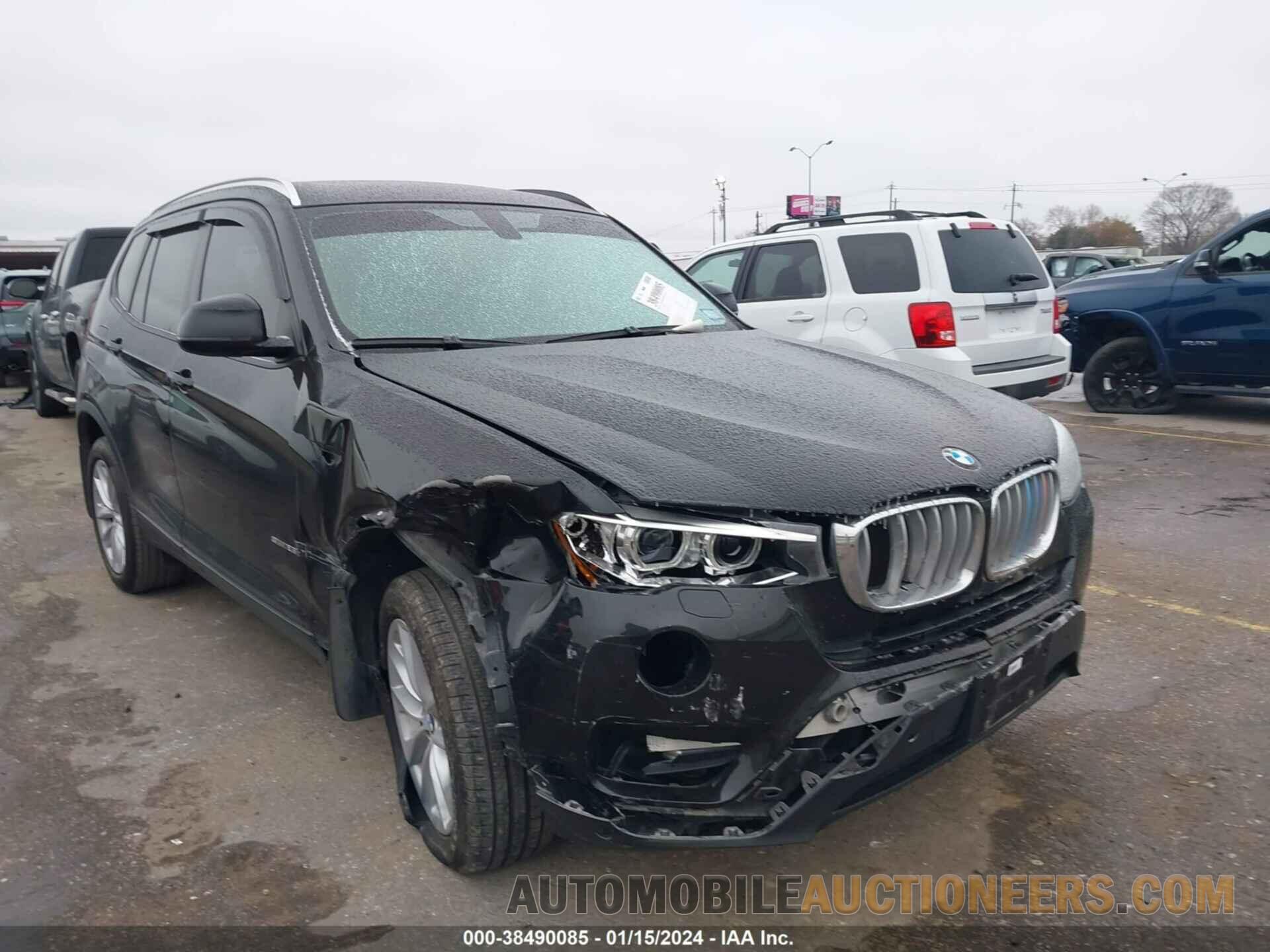 5UXWZ7C38H0X41392 BMW X3 2017