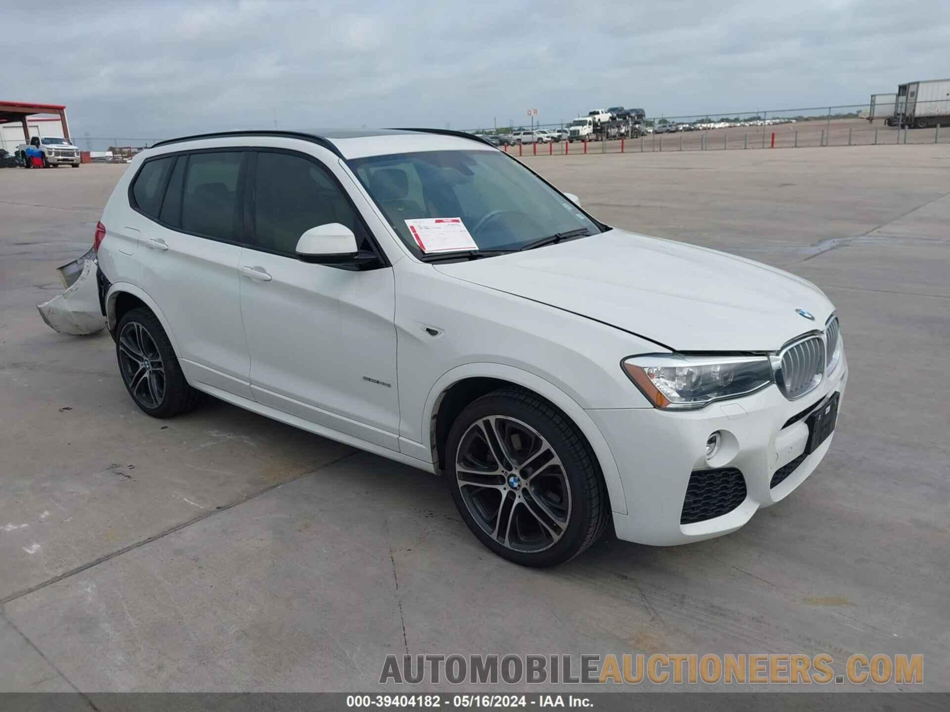 5UXWZ7C38H0X43028 BMW X3 2017