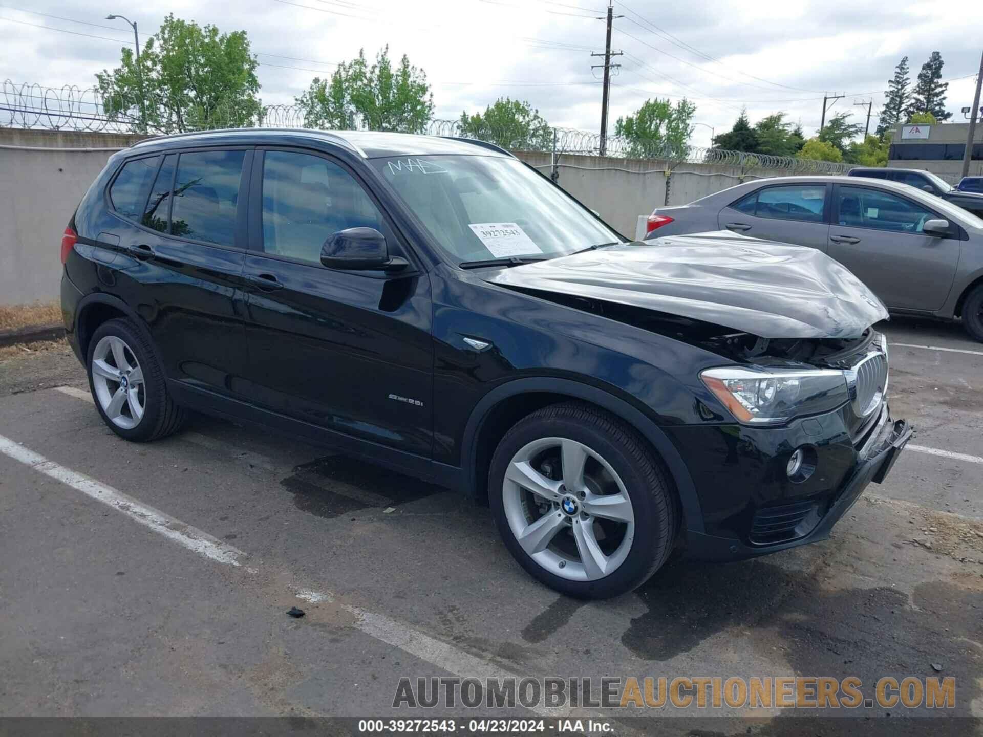 5UXWZ7C39H0V86867 BMW X3 2017