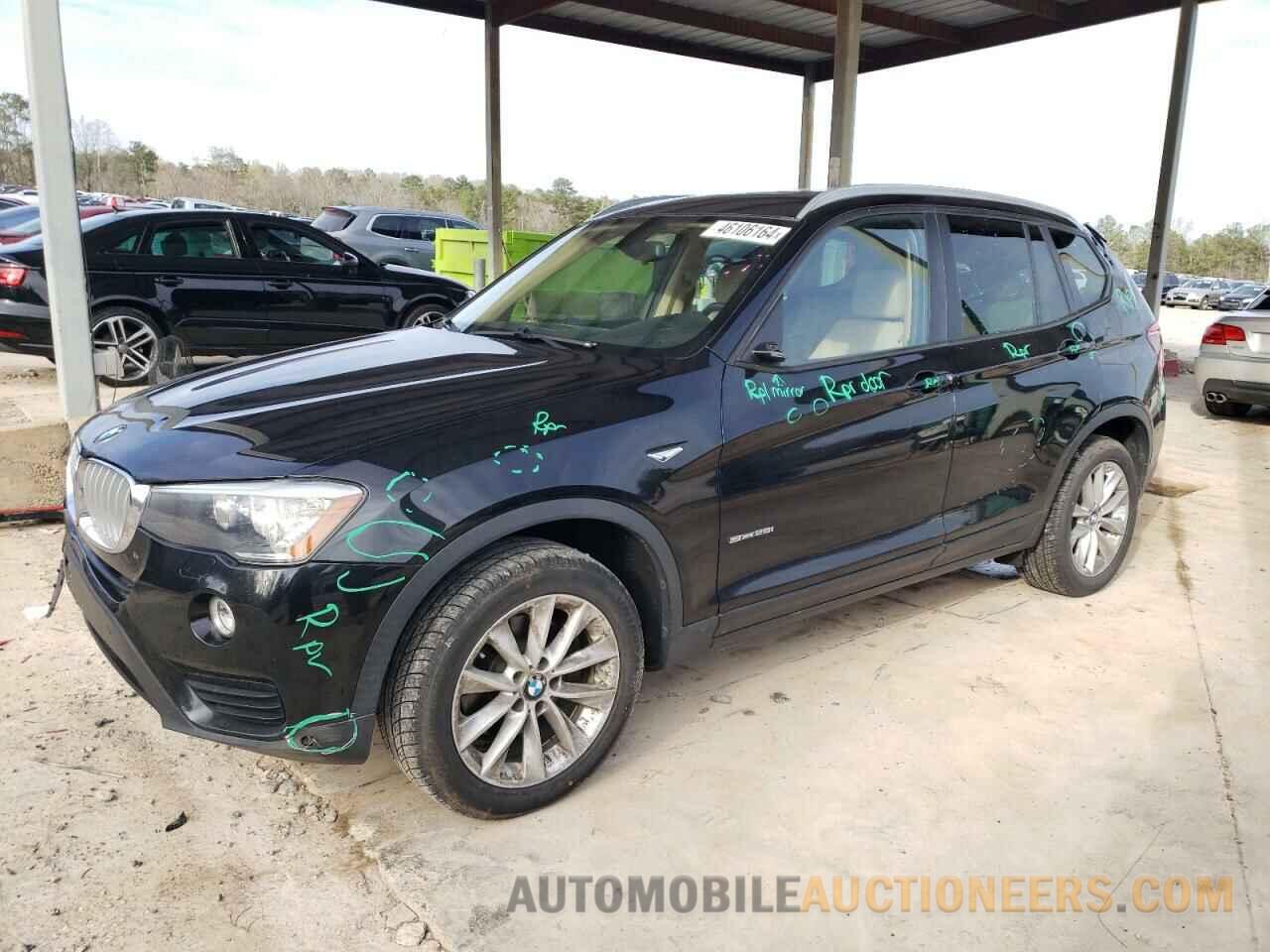 5UXWZ7C39H0V87713 BMW X3 2017