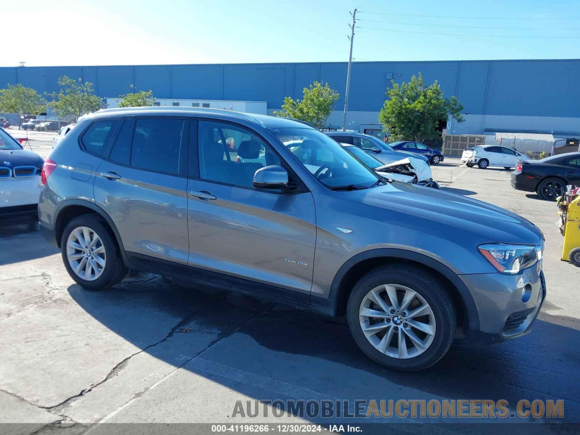 5UXWZ7C39H0V92099 BMW X3 2017