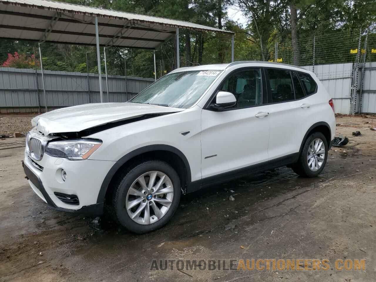 5UXWZ7C39H0X38923 BMW X3 2017