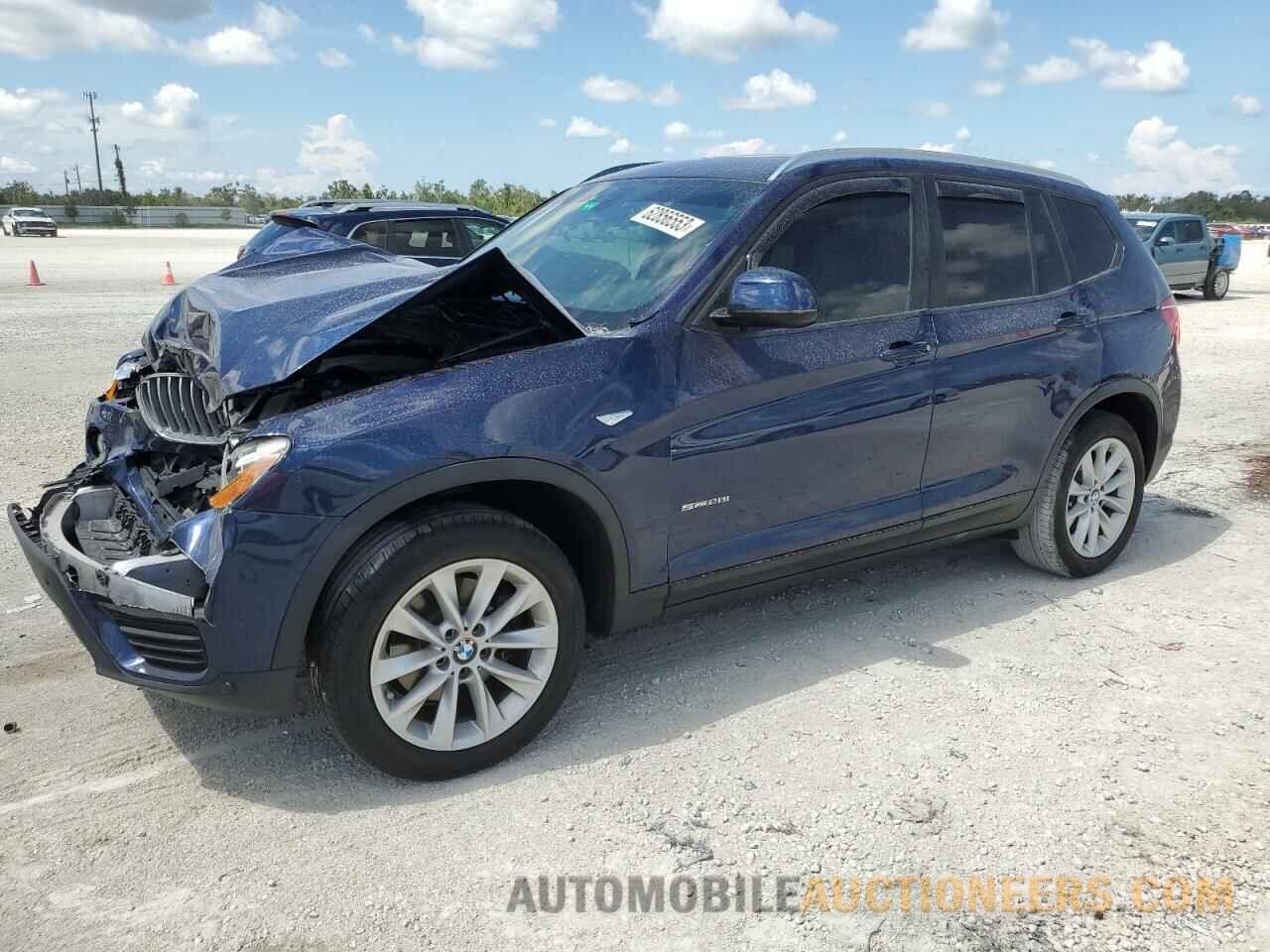 5UXWZ7C39H0X39506 BMW X3 2017