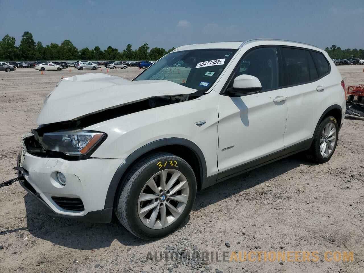 5UXWZ7C39H0X40106 BMW X3 2017