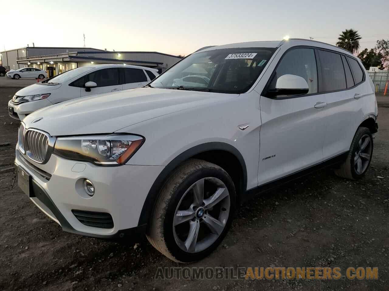 5UXWZ7C39H0X40235 BMW X3 2017