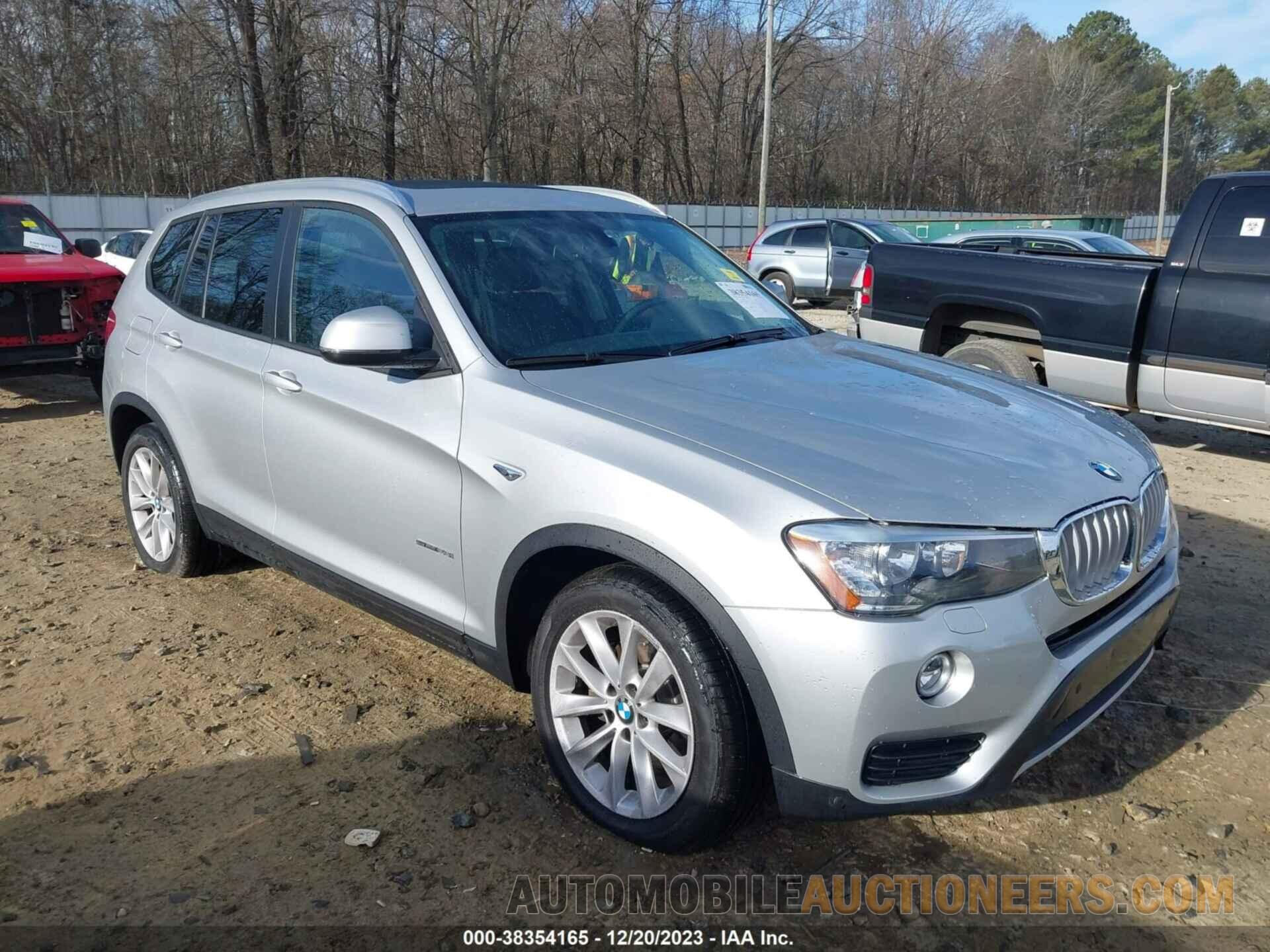 5UXWZ7C3XH0X43001 BMW X3 2017