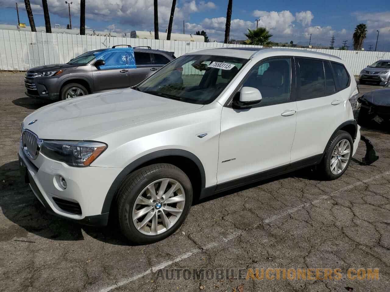 5UXWZ7C3XH0X43225 BMW X3 2017