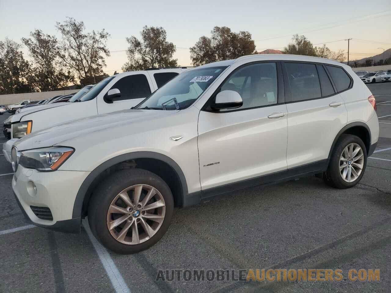 5UXWZ7C50F0F75967 BMW X3 2015