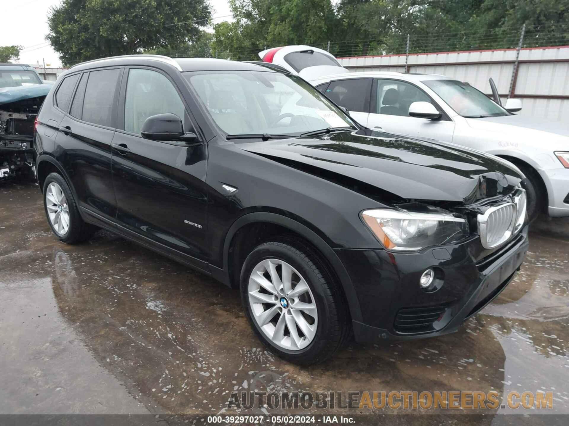 5UXWZ7C50F0F76407 BMW X3 2015