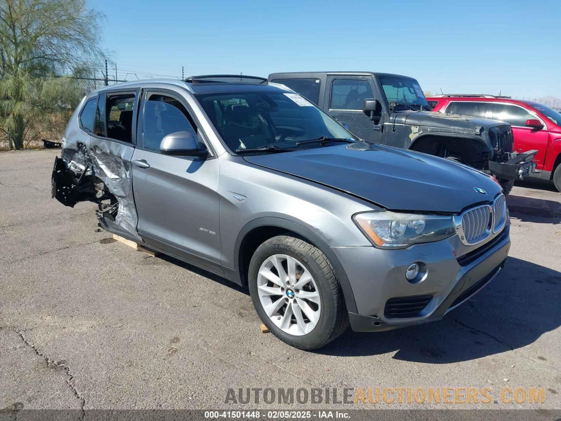 5UXWZ7C50F0M83027 BMW X3 2015