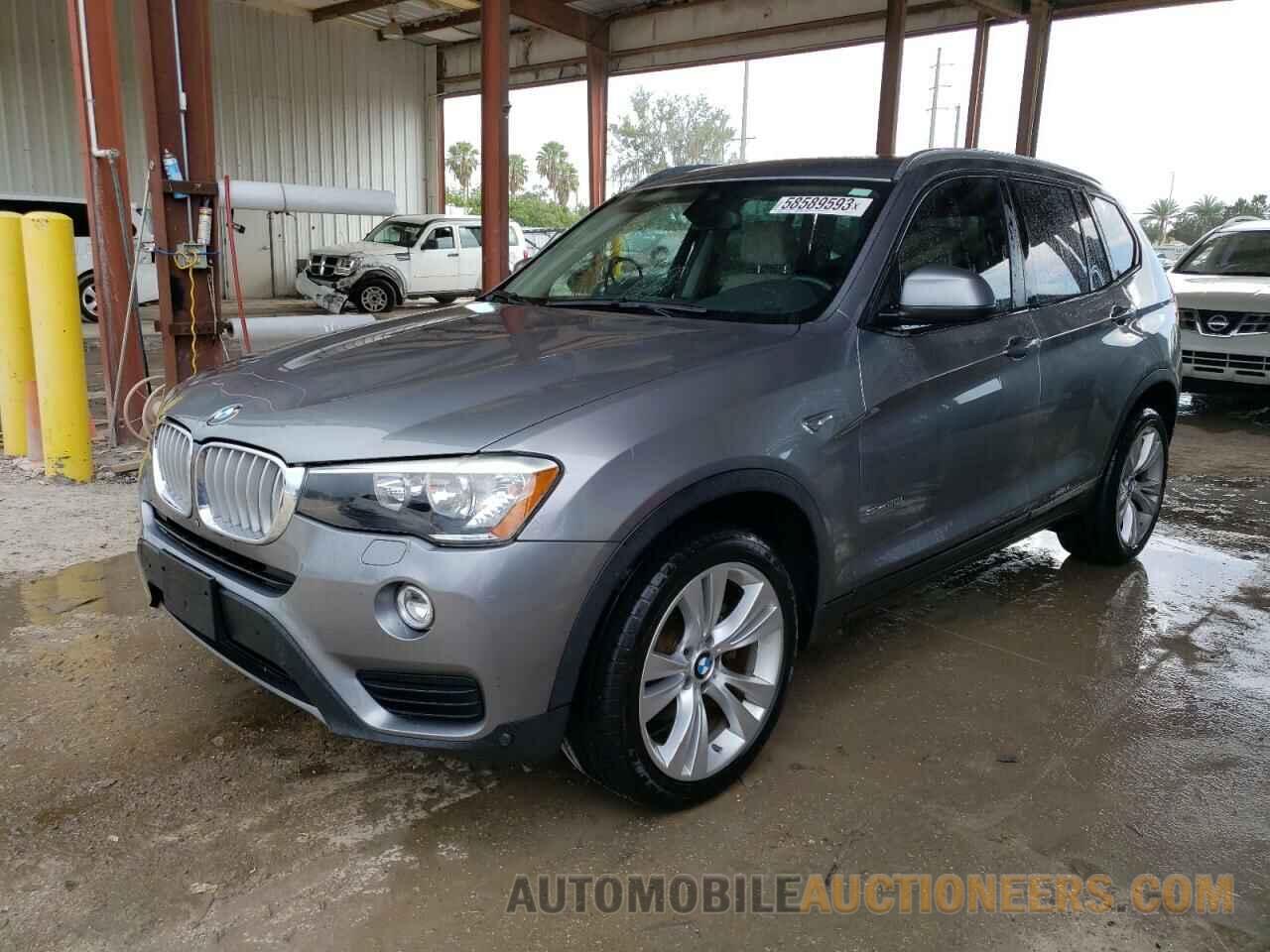 5UXWZ7C50G0M83787 BMW X3 2016