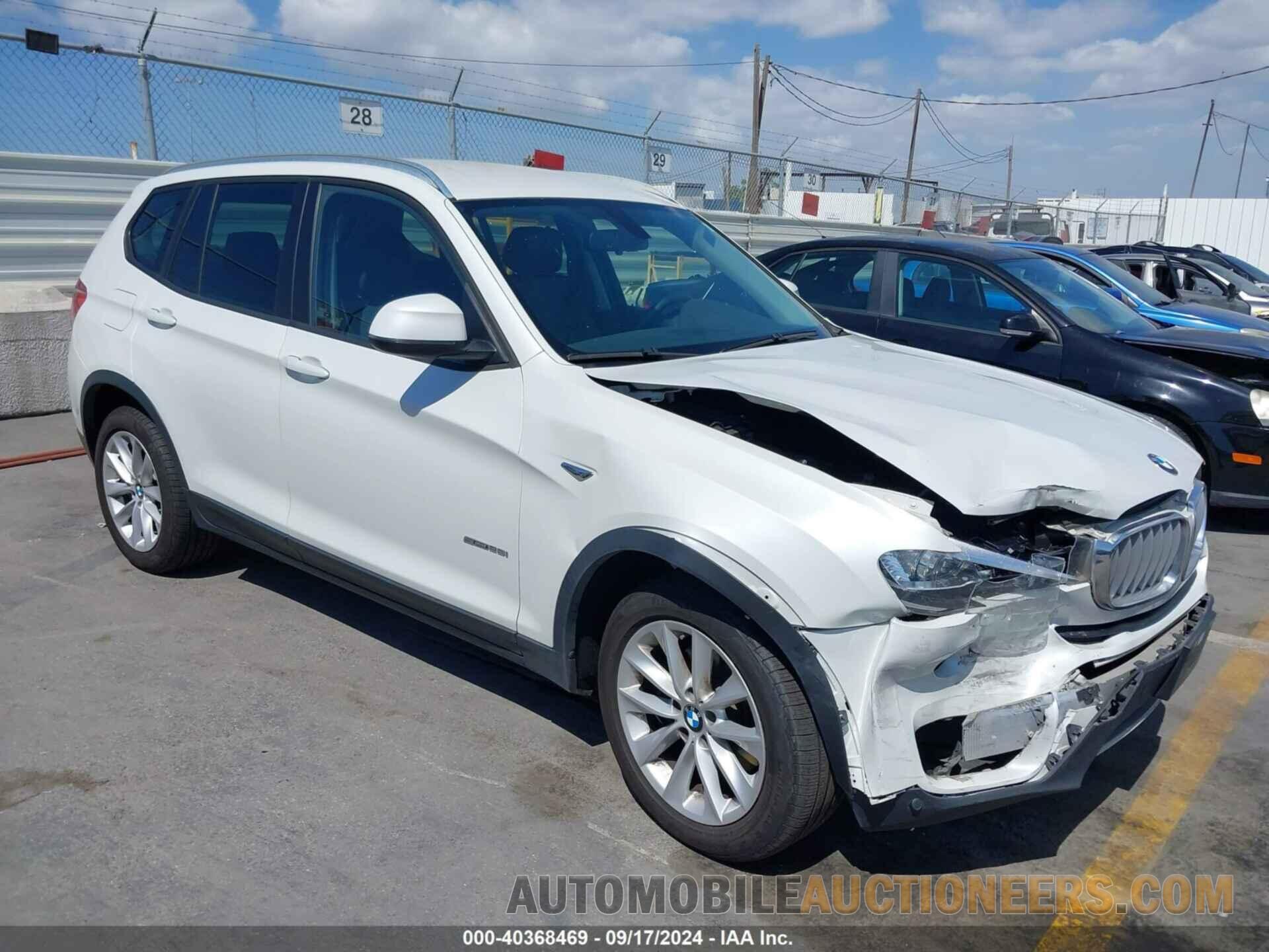 5UXWZ7C50G0R32840 BMW X3 2016