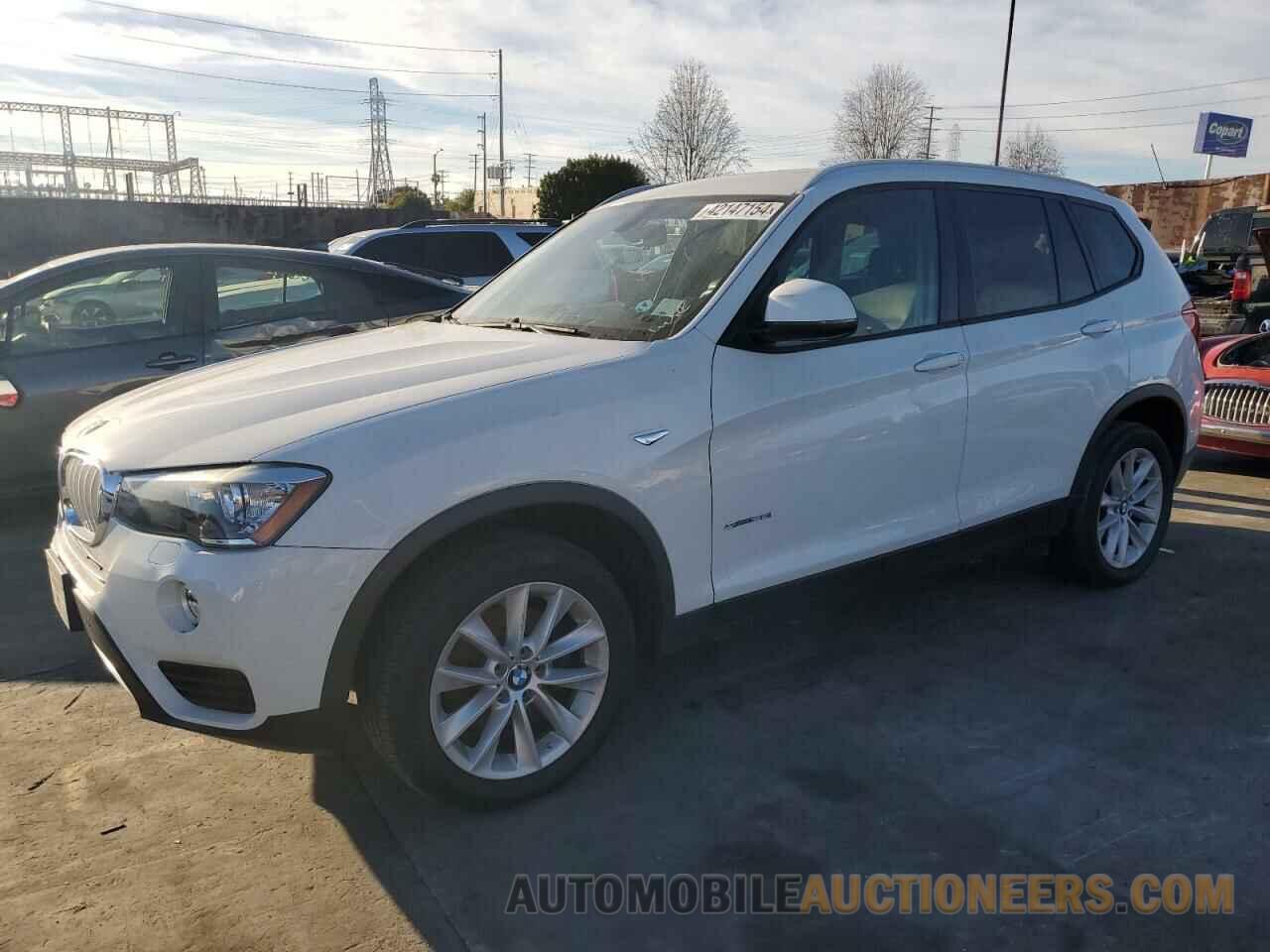 5UXWZ7C50G0R33423 BMW X3 2016