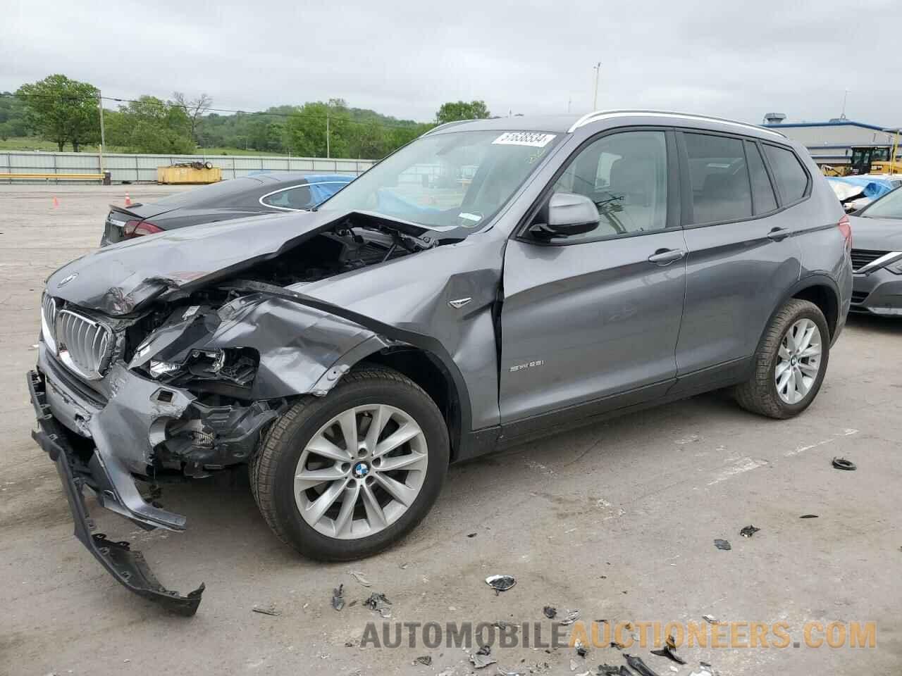 5UXWZ7C50G0T43108 BMW X3 2016