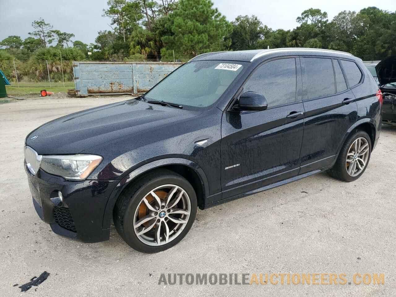 5UXWZ7C50H0V85110 BMW X3 2017