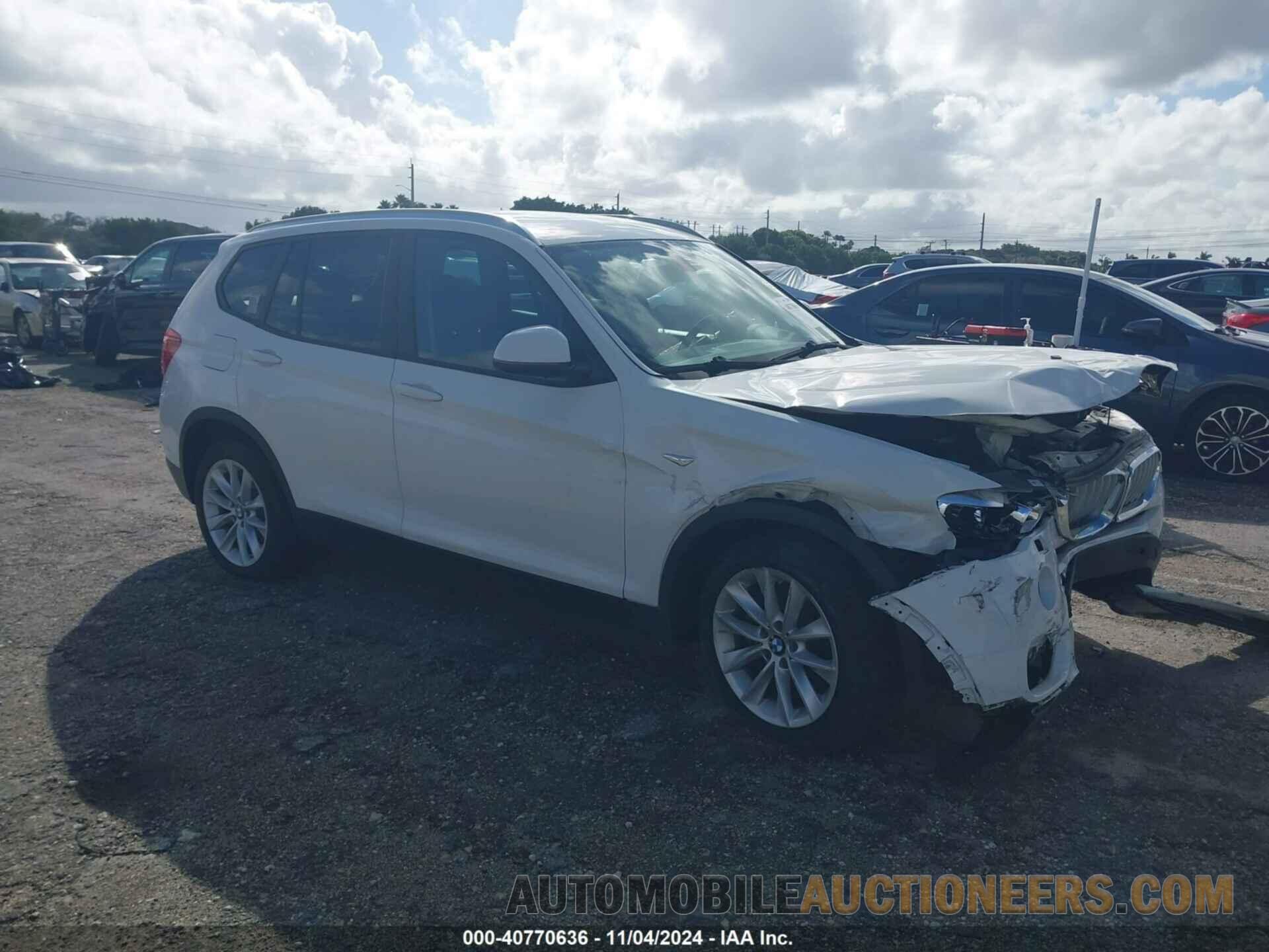 5UXWZ7C51F0M83313 BMW X3 2015