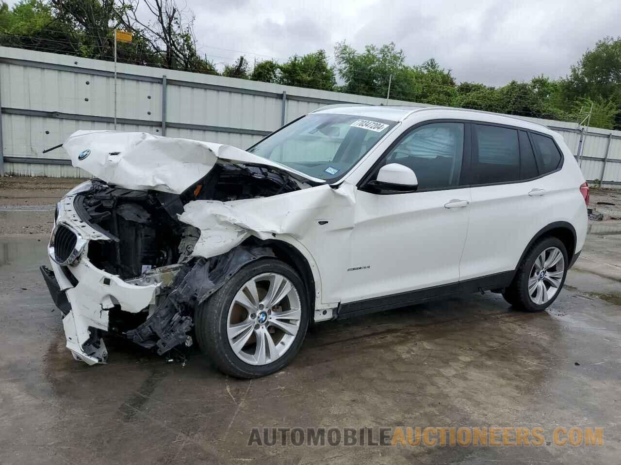 5UXWZ7C51F0M83408 BMW X3 2015