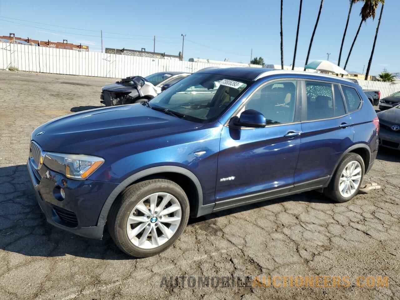 5UXWZ7C51G0M83572 BMW X3 2016