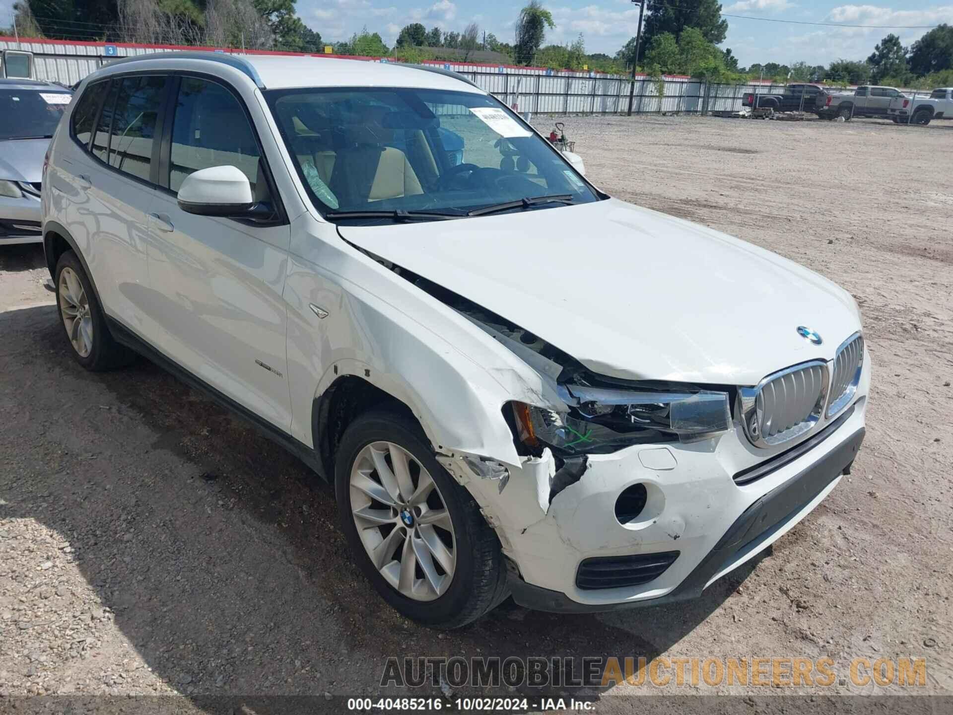 5UXWZ7C51G0M83894 BMW X3 2016