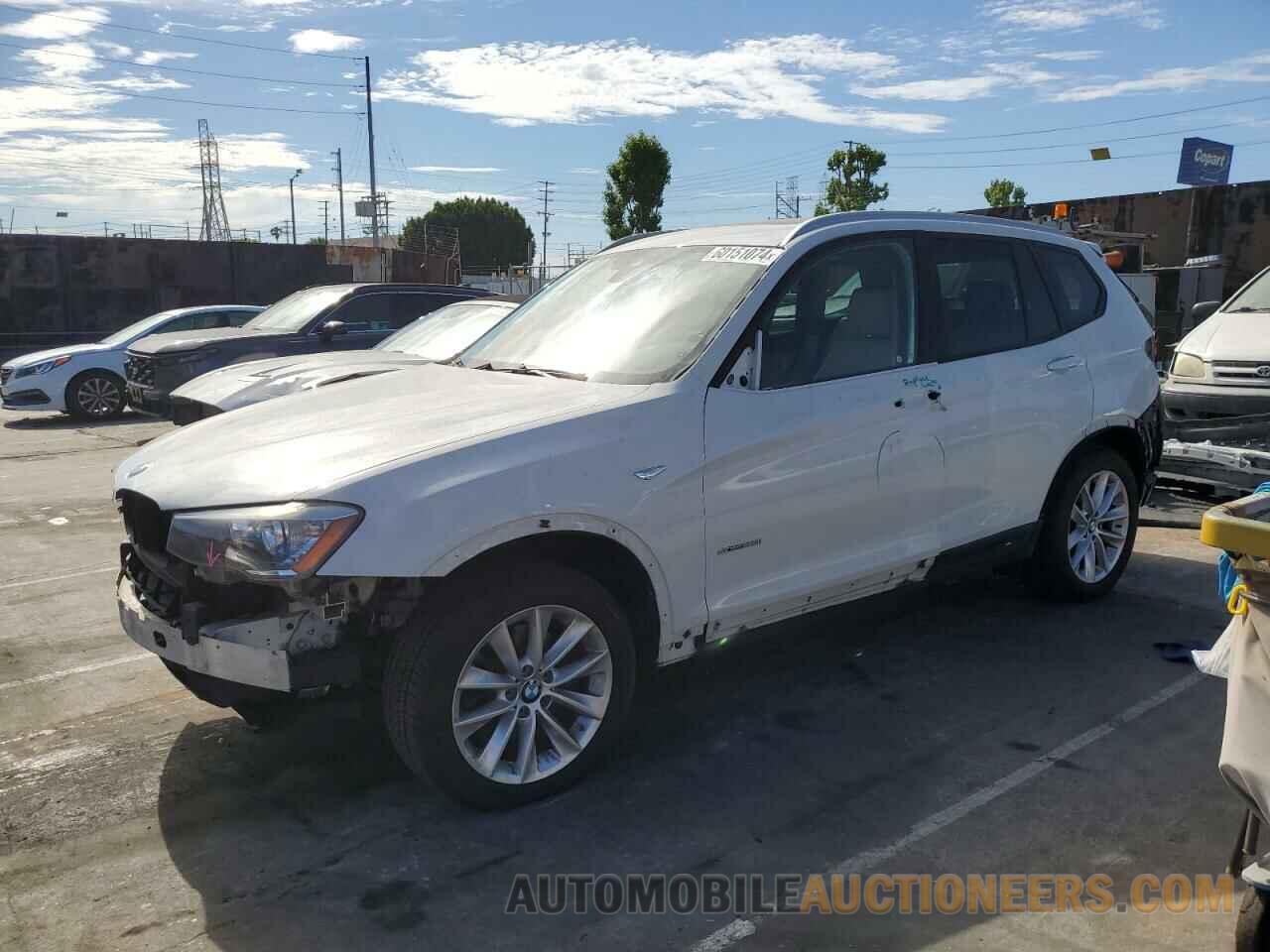 5UXWZ7C51G0R33012 BMW X3 2016