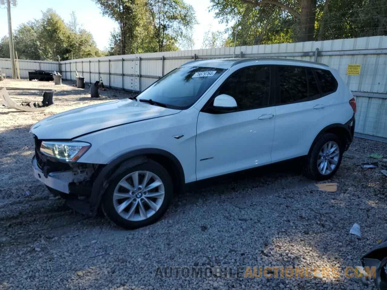 5UXWZ7C51G0R33303 BMW X3 2016