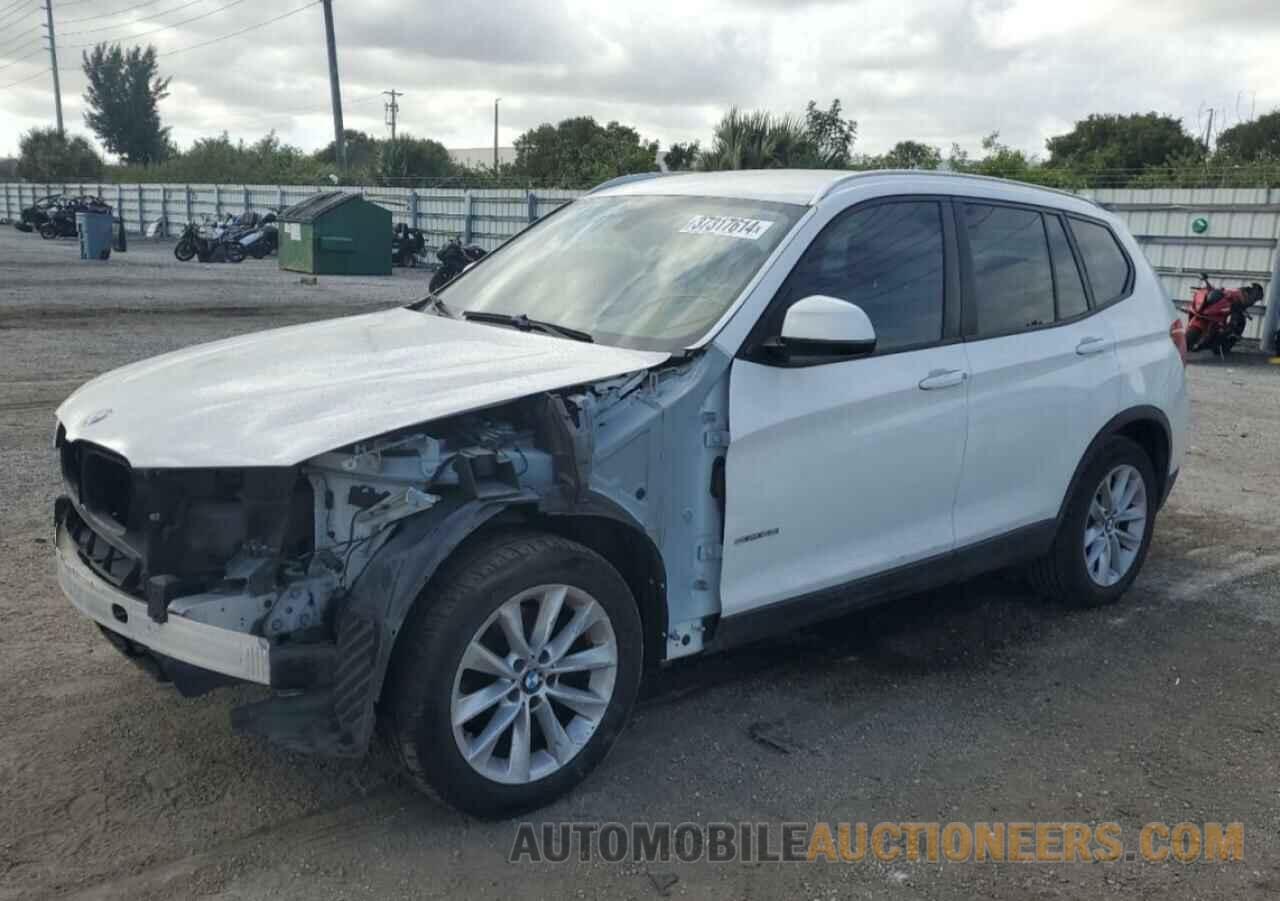 5UXWZ7C51G0R33415 BMW X3 2016