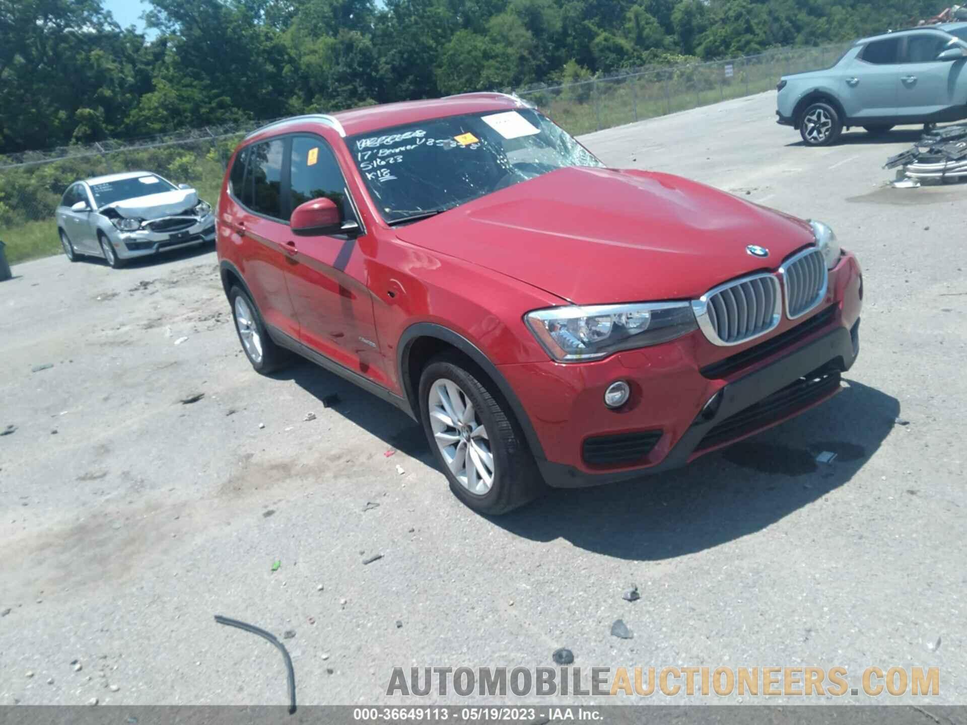 5UXWZ7C51H0V85858 BMW X3 2017