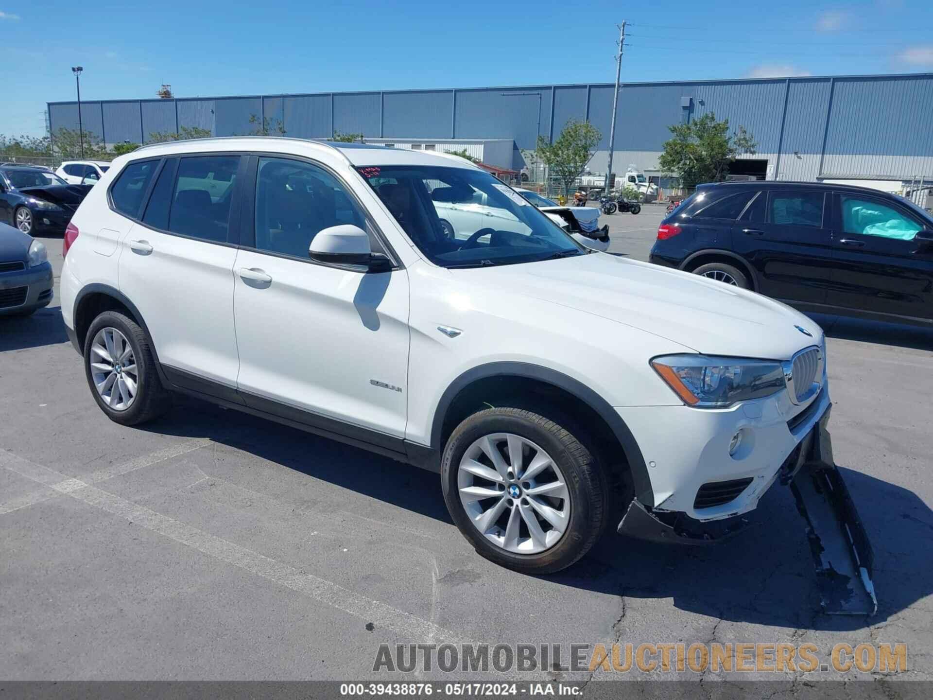 5UXWZ7C52F0F76313 BMW X3 2015