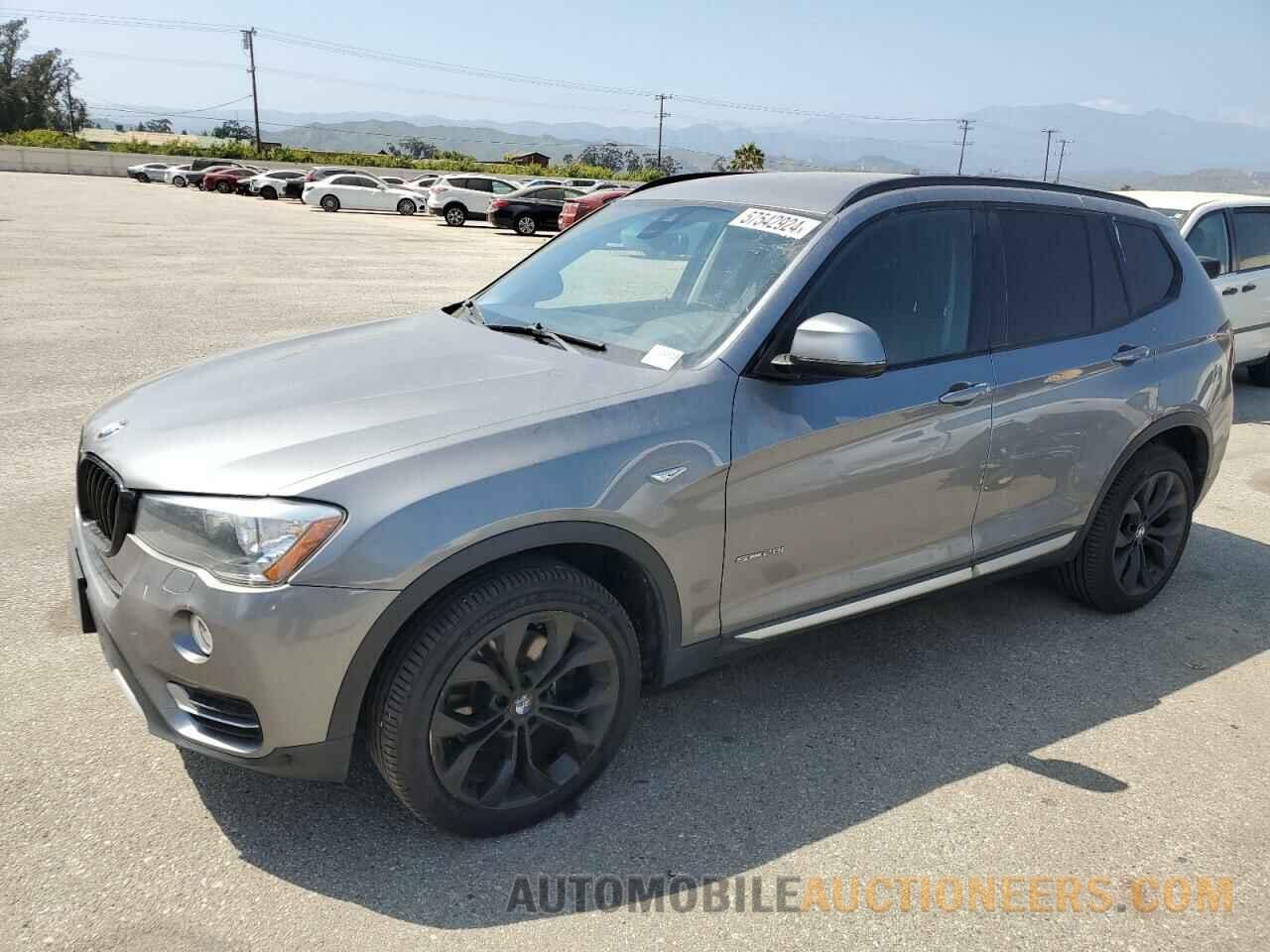 5UXWZ7C52H0V86243 BMW X3 2017