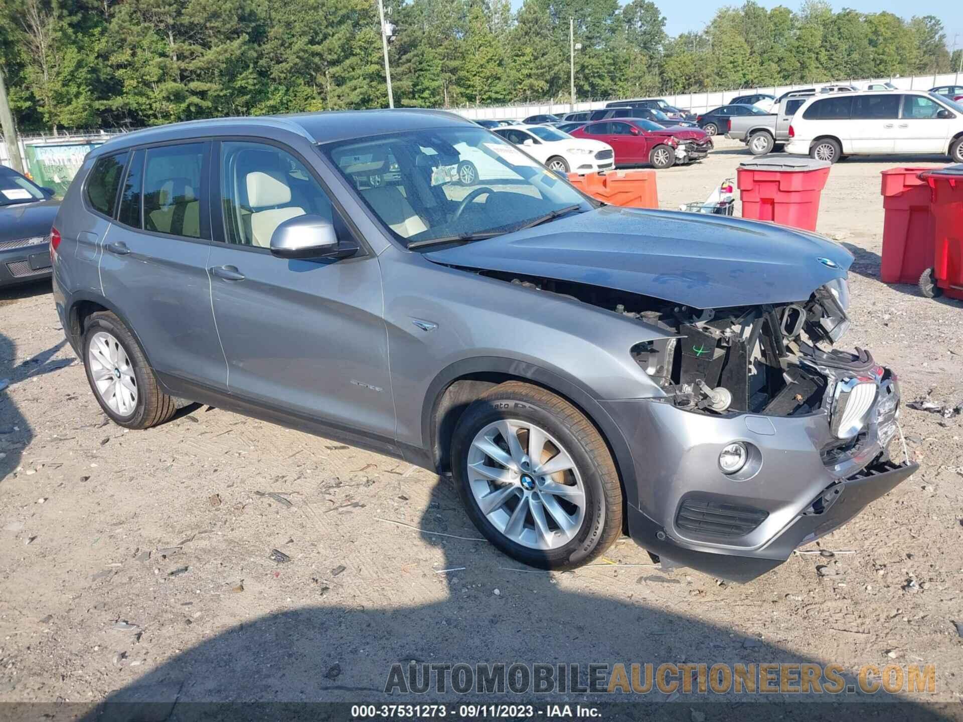 5UXWZ7C53F0F76420 BMW X3 2015