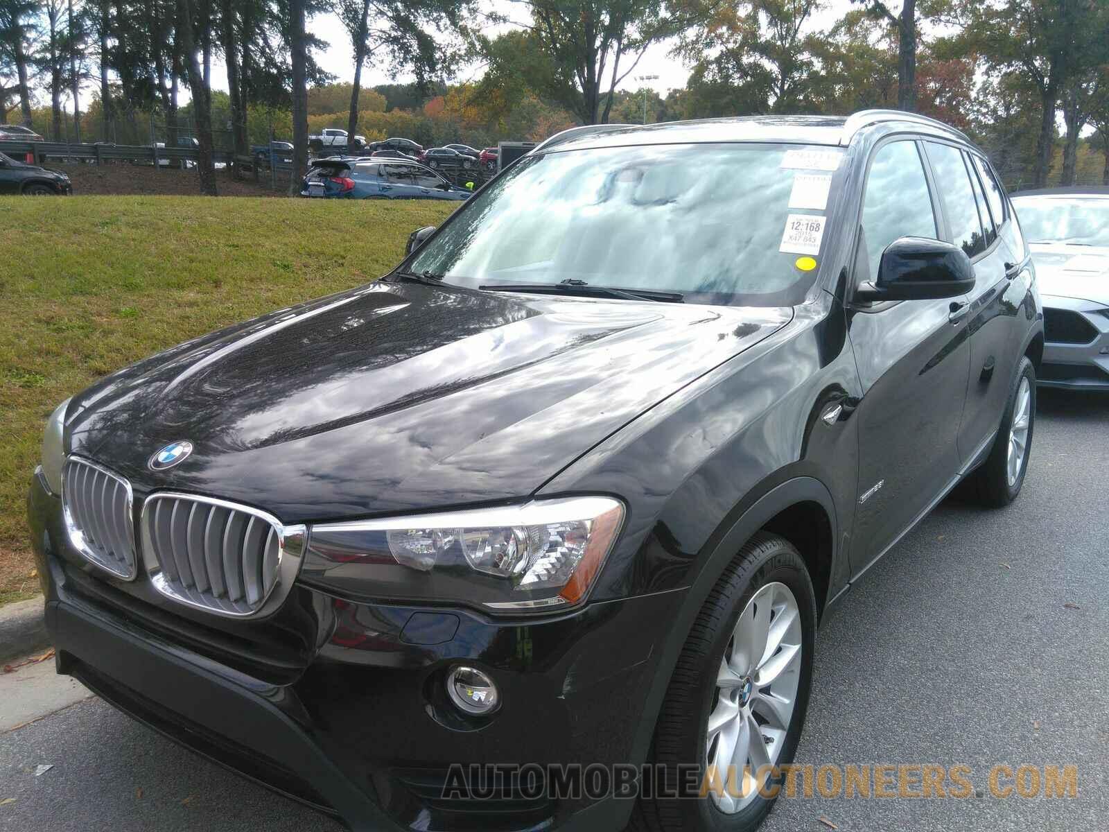 5UXWZ7C53F0M82843 BMW X3 2015