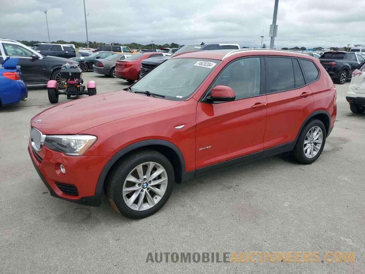 5UXWZ7C53F0M83247 BMW X3 2015