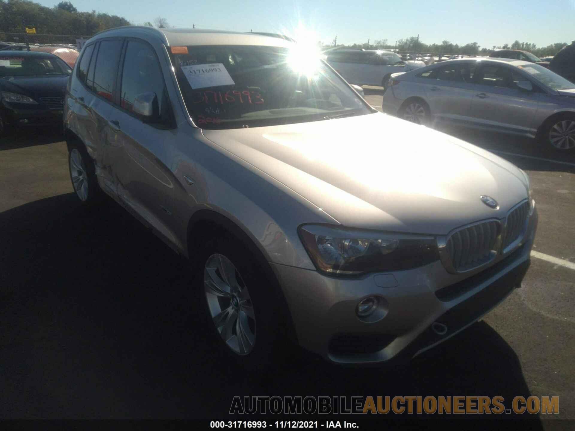 5UXWZ7C53G0R31889 BMW X3 2016